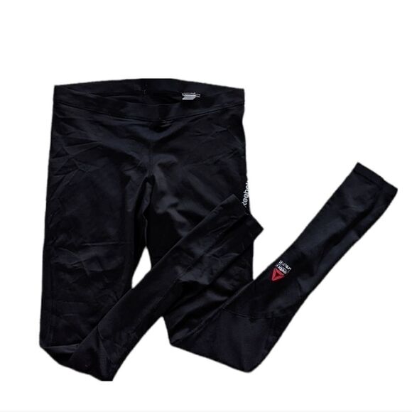 REEBOK CROSSFIT black pants Medium @L1 - Picture 1 of 8